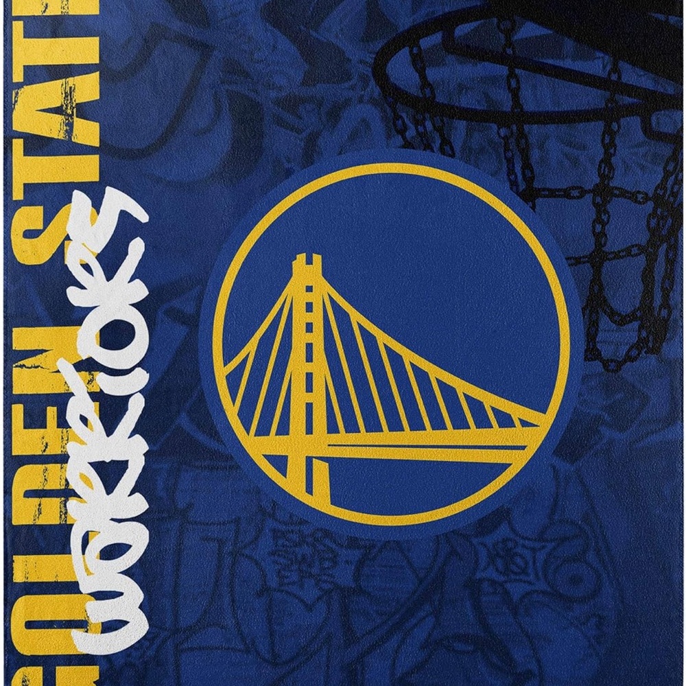 Golden State Warriors Blue and Gold Poster